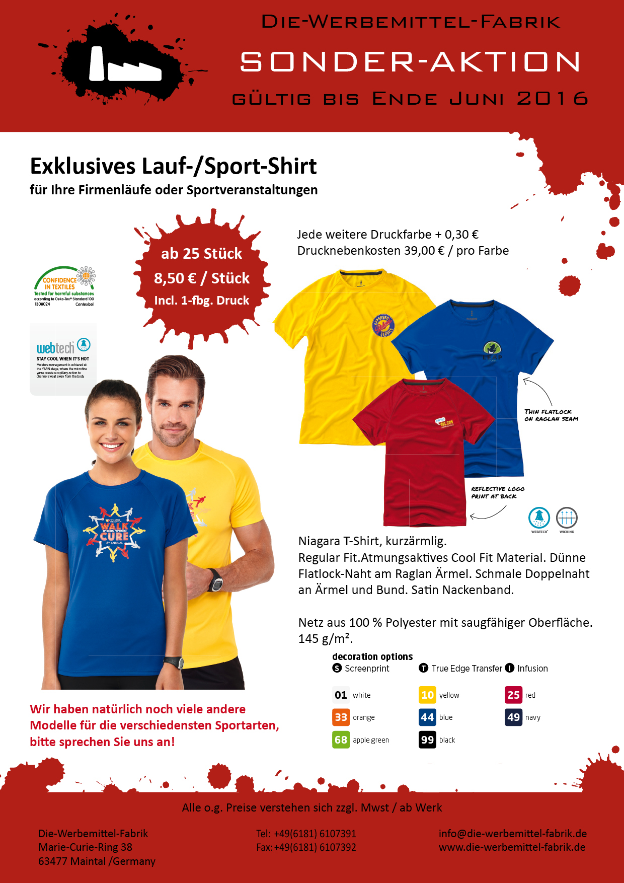 Exclusive Lauf-Shirts + Sport-Shirts